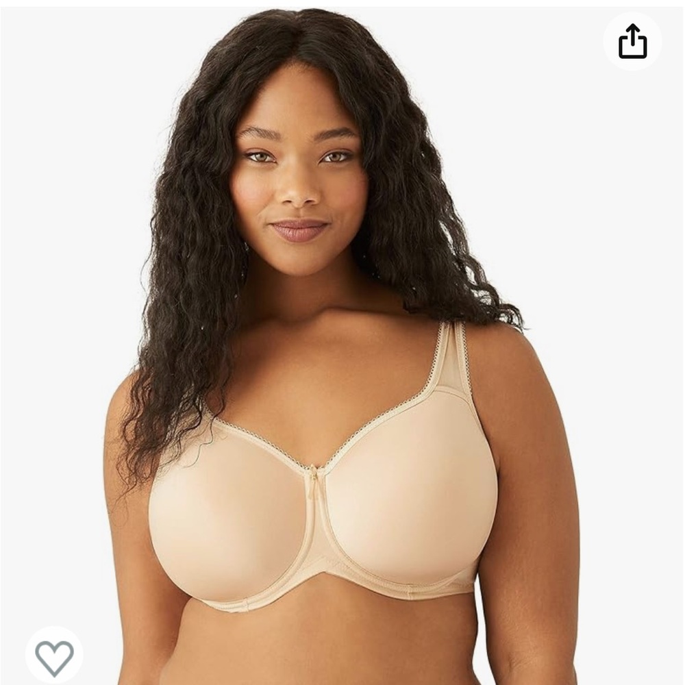 TWO Wacoal Women's Basic Beauty Contour T-Shirt Bra 32DD